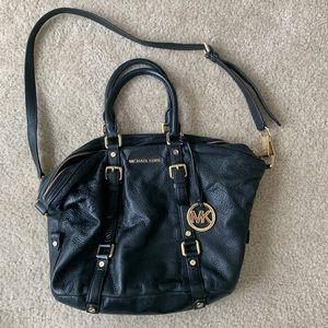 Authentic Michael Kors Black Leather Purse